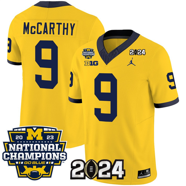 Men's Michigan Wolverines ACTIVE PLAYER Custom Yellow 2024 F.U.S.E. With 2023 National Champions Patch Stitched Jersey Men's Michigan Wolverines ACTIVE PLAYER Custom Yellow 2024 F.U.S.E. With 2023 National Champions Patch Stitched Jersey